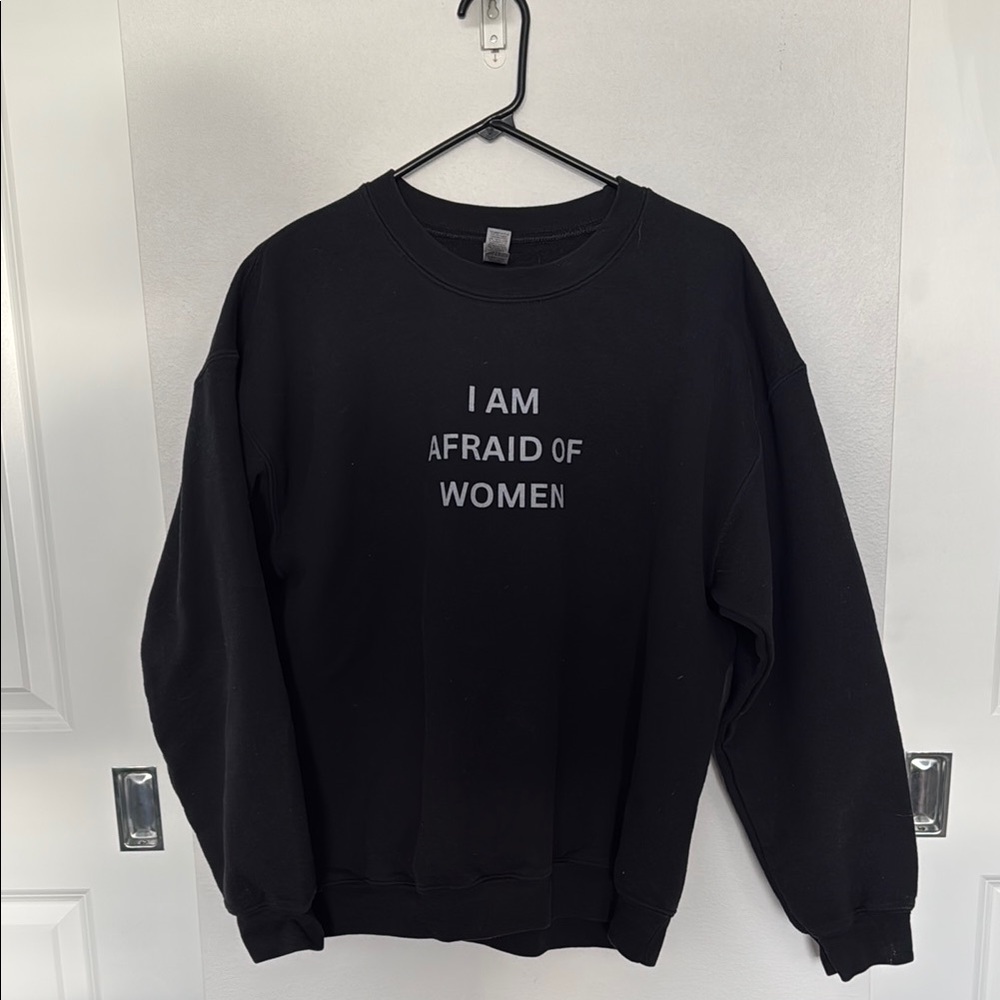 Black Unisex Silly Sweater